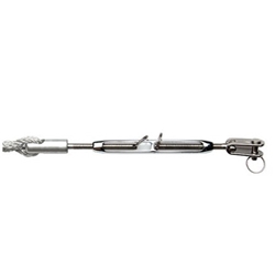 C. Sherman Johnson Open Body Turnbuckle w/Splice Eye | Blackburn Marine Life Line Fittings